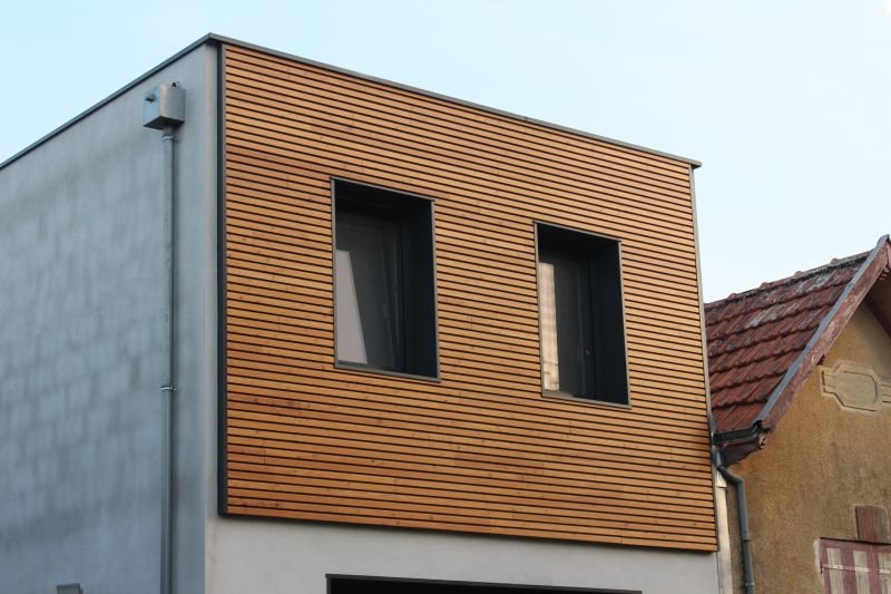 Exterior Wood Cladding Service detail
